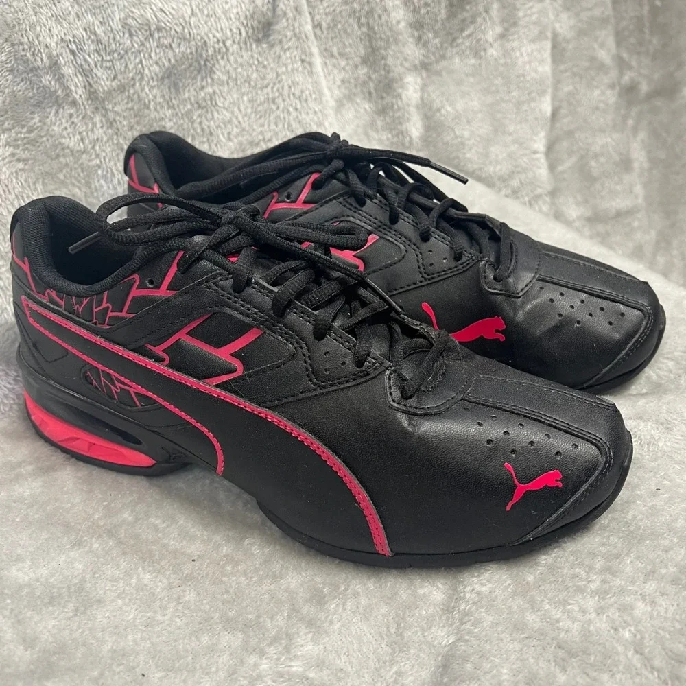 Puma Women's 11 Black Pink Running Shoes Comfort‎ Performance Gym Training